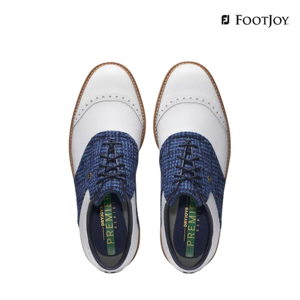 FOOTJOY SHOES M 54528XW PREM HT24 WILCOX WHT/CRM/NV