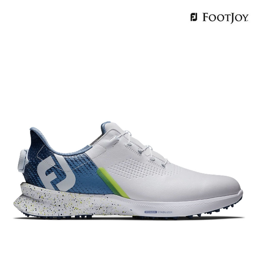 FOOTJOY SHOES M 55432XW EM FJ FUEL BOA WHT/BLU/GRN