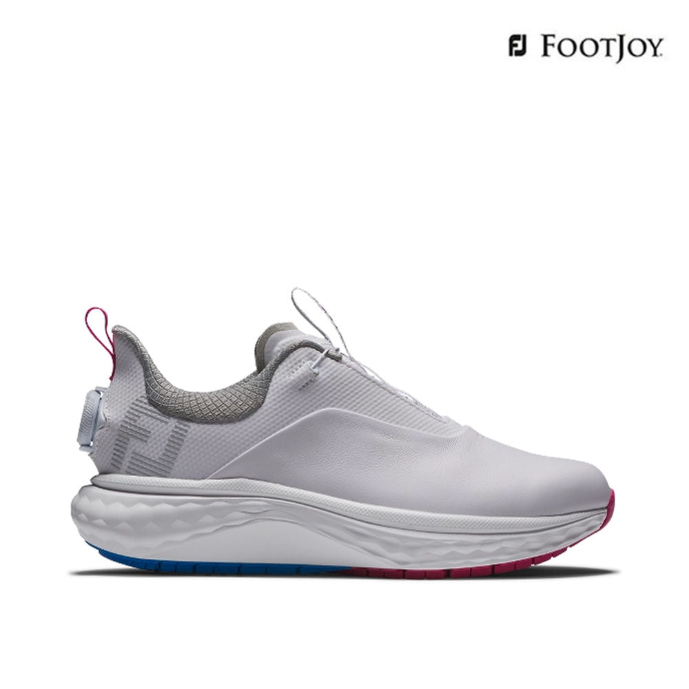 FOOTJOY SHOES 97811 EF QUANTUM EXCEL W BOA WH/BL/P