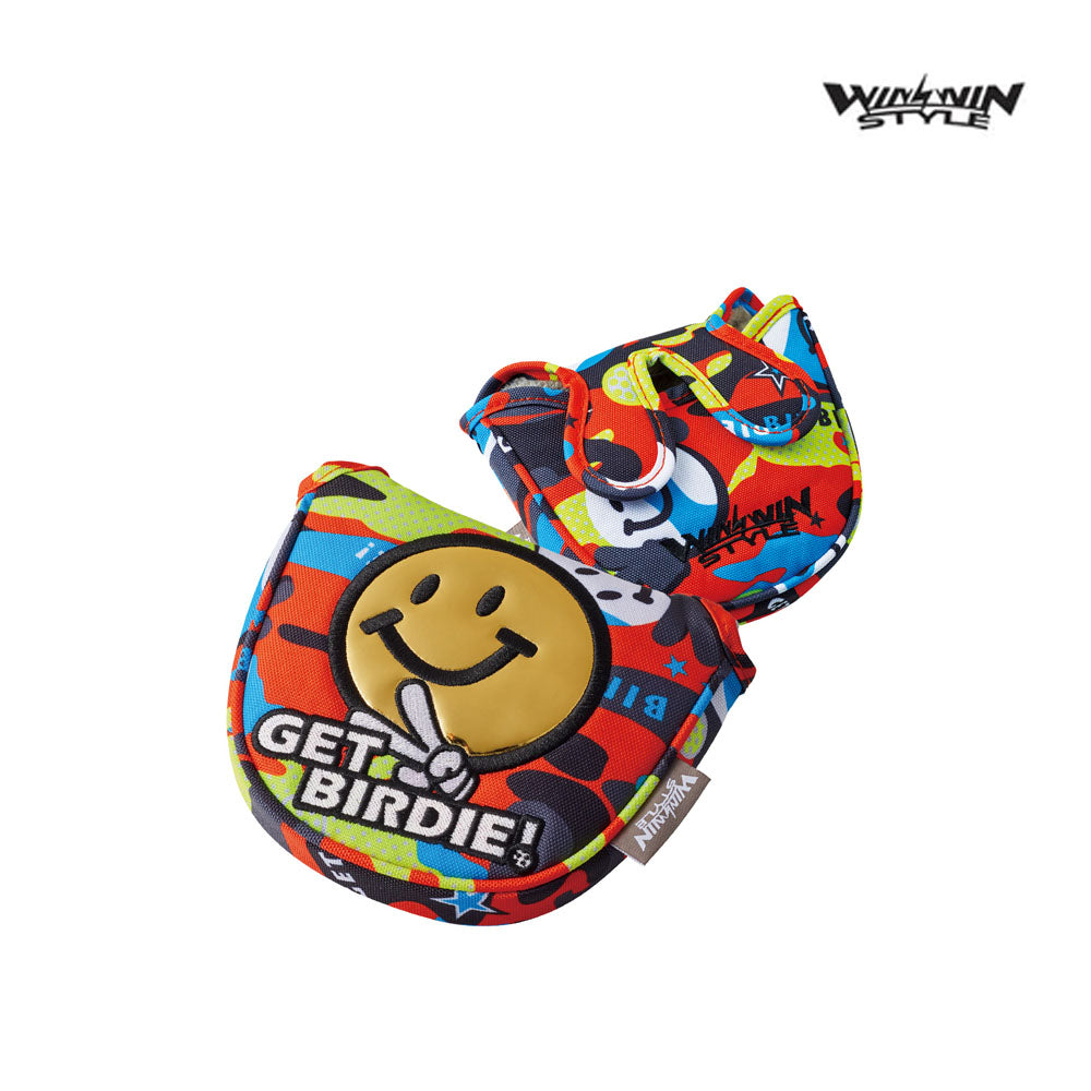 HEAD COVER PUTTER WINWIN PCMP-063 GET BIRDIE ! CAMO PK