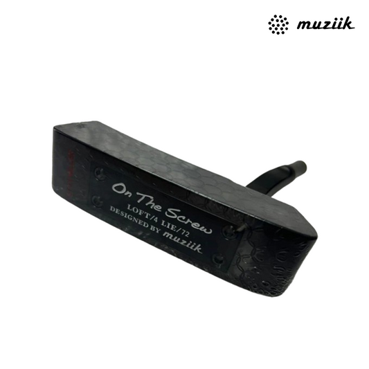 HEAD PUTTER MUZIIK 6121 BLACK FINISH SHORT SLANTED