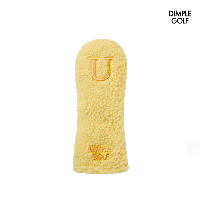 HEAD COVER DIMPLE SHEARLING YELLOW