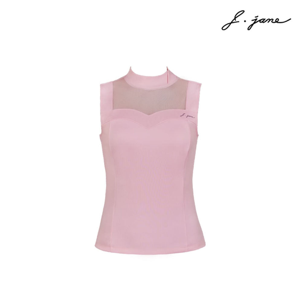 J.Jane Sleeveless See-Through Women J164Ts08Pk3