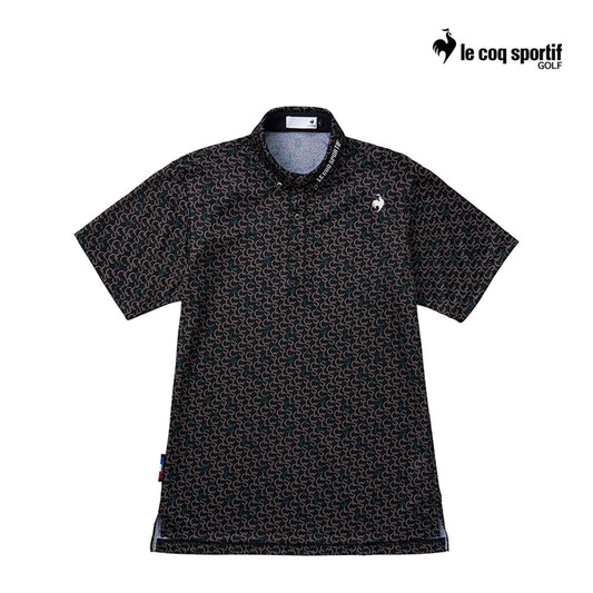 LE COQ POLO M LG4FHS01M ASIA SMU MONOGRAM BK00 24FW
