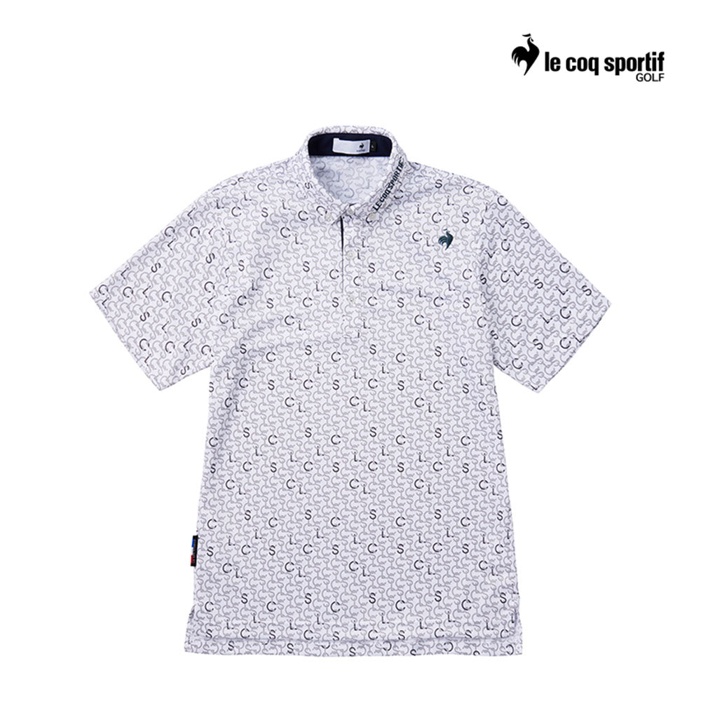 LE COQ POLO M LG4FHS01M ASIA SMU MONOGRAM WH00 24FW