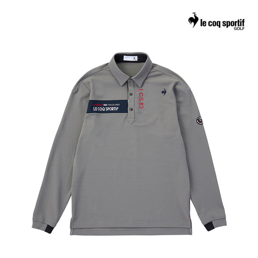 LE COQ POLO M LG4FLS00M LONG SLEEVE BASIC GY00 24FW