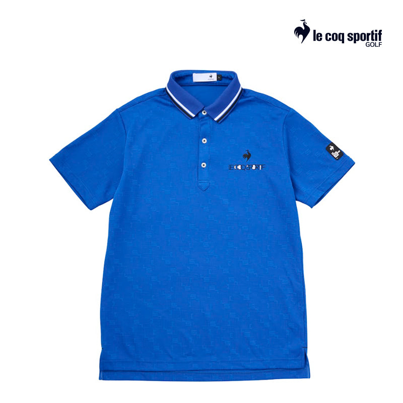 Le Coq Polo M Lg5Shs04M Mondrian Jacquard Bl00 25Ss