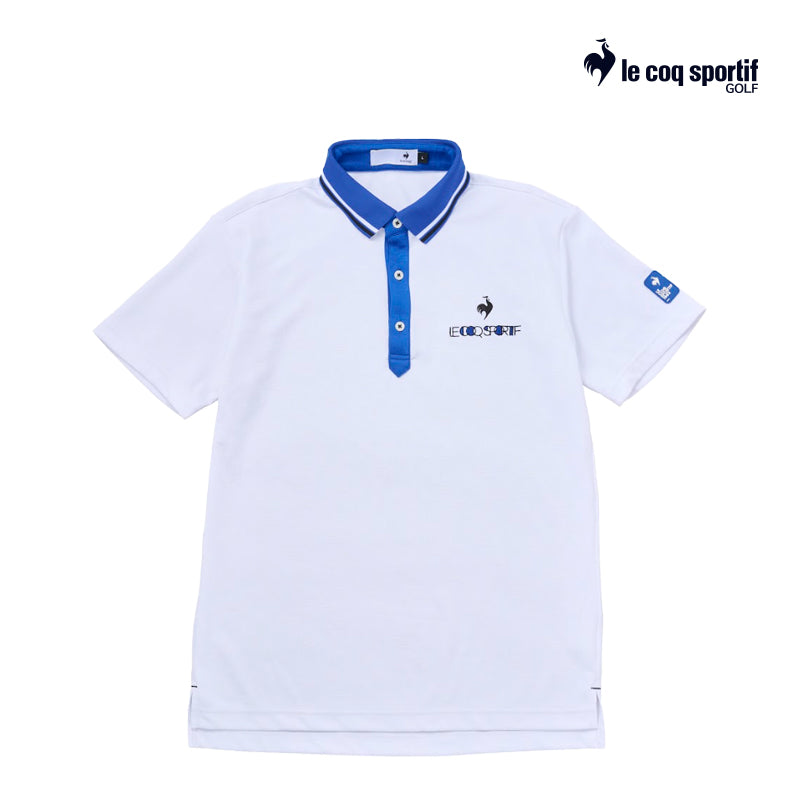 Le Coq Polo M Lg5Shs04M Mondrian Jacquard Wh00 25Ss