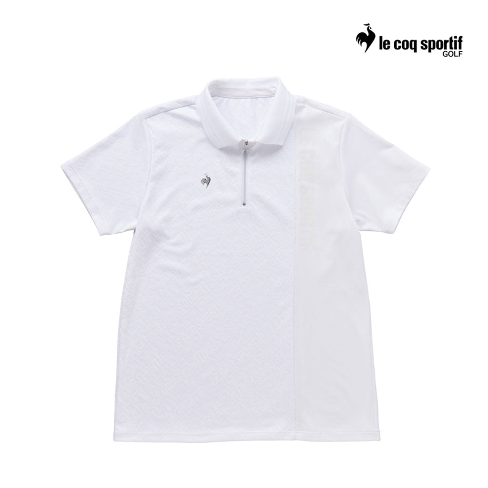 LE COQ POLO QGMXJA35 M 3D JACQUARD WH