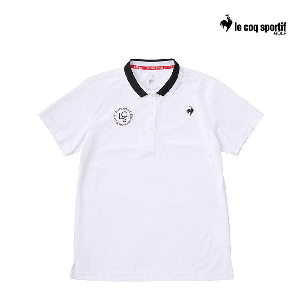 LE COQ POLO W LG4FHS03L ASIA SMU BACK PRINT WH00 24FW