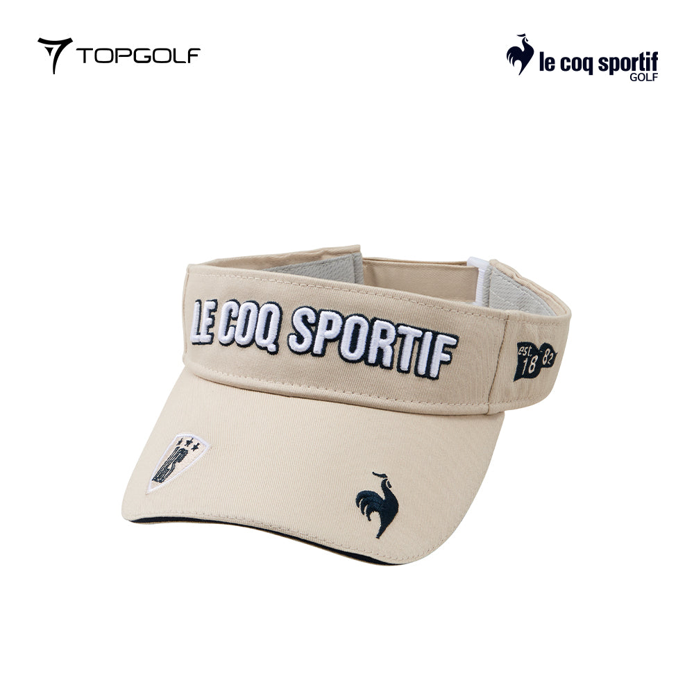 LE COQ VISOR W LG5SCP50L STANDARD LOGO SUN VISOR 25FW F