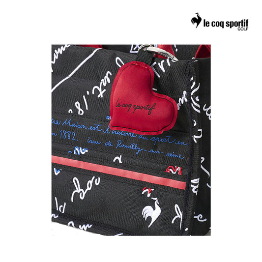 LE COQ POUCH UNI LG4FTT43L BLACK TRICO WITH HEART PULL WH00 24FW F