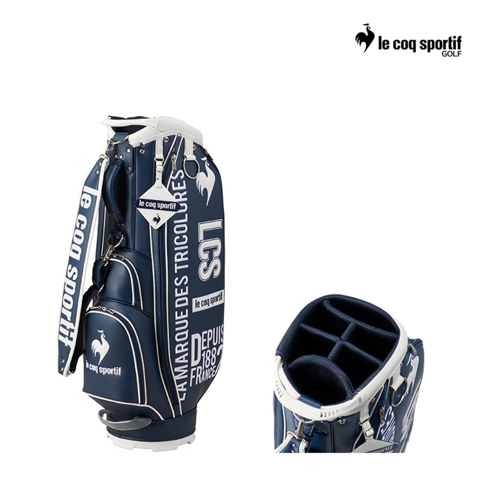 Le Coq Golf Bag Lg5Scb01U Hood Lining Design Specifications Graphic Caddy Bag 8.5 Type Nv00 25Ss F