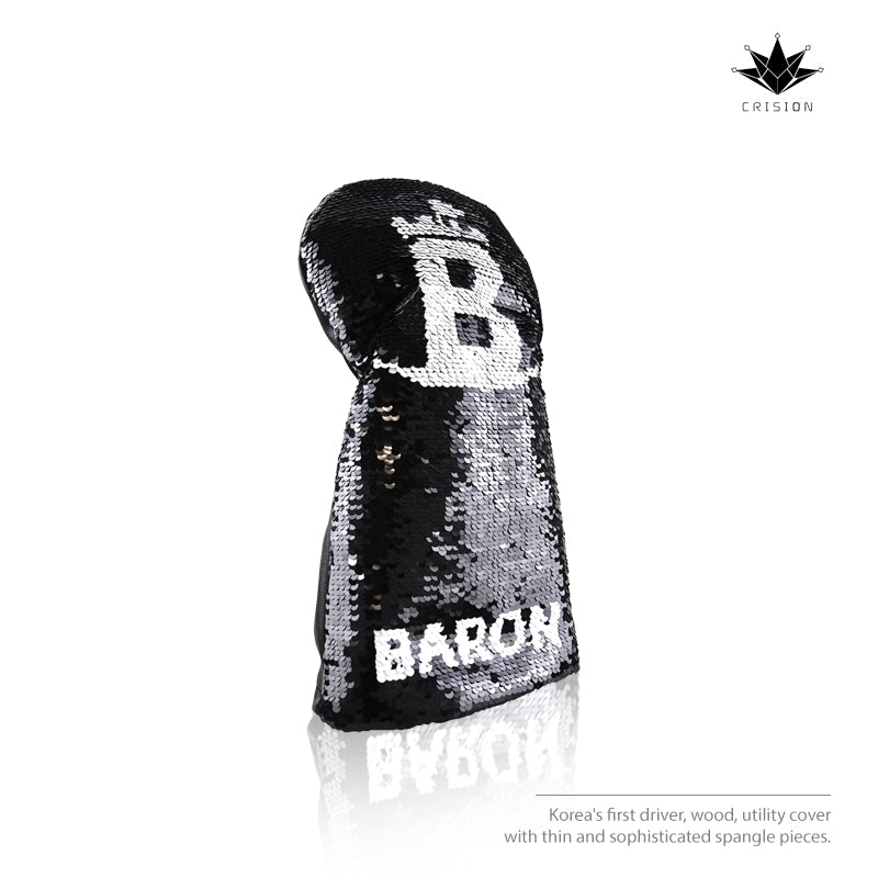 DRIVER HEAD COVER CRISION BARON SPANGLE LIMITED BLACK