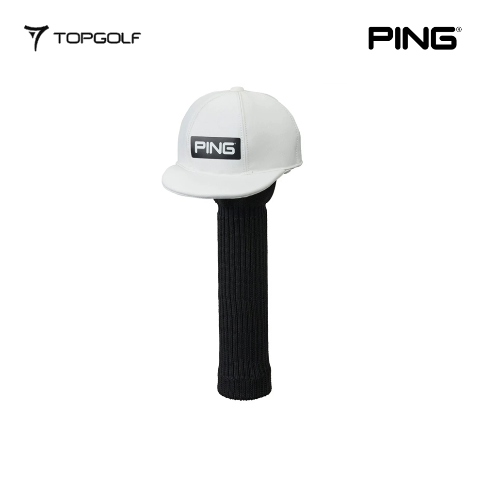 PING CAP HEAD COVER HC-U2504 CANDY BAR WHITE