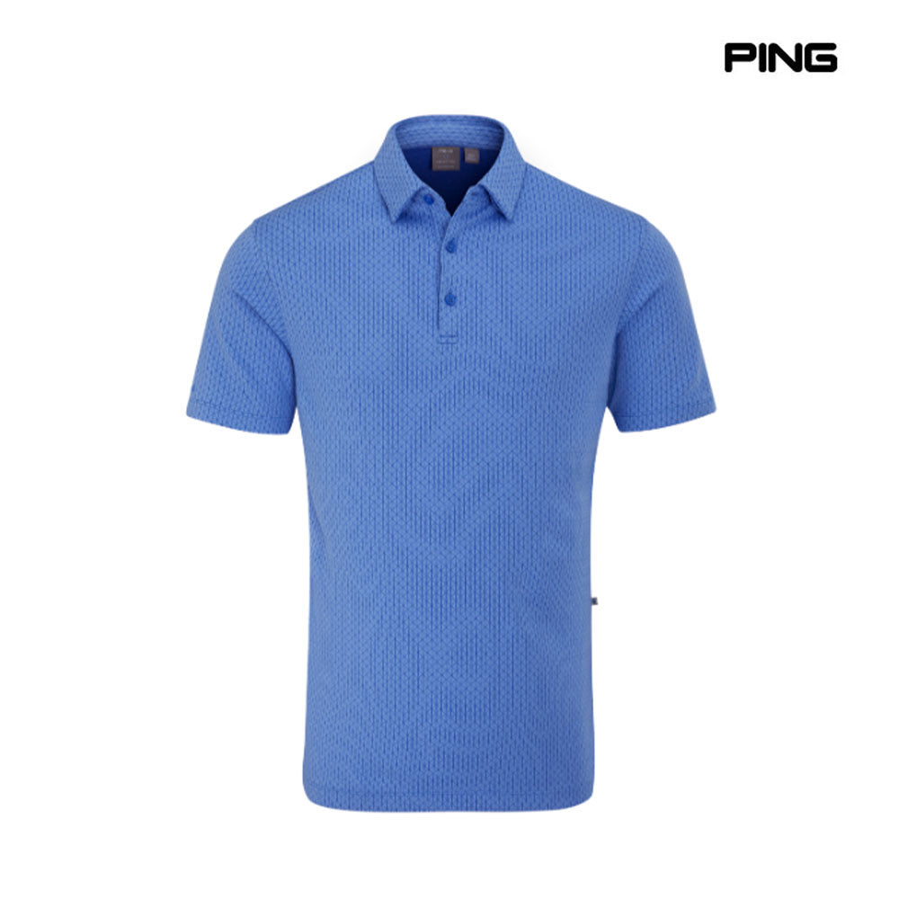 PING POLO SHIRT HERSHEL CORNFLOWER BLUE MULTI