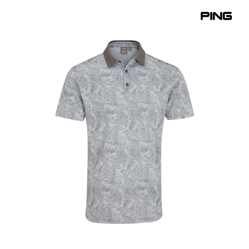 PING POLO SHIRT JARED PEARL GREY/ROCK