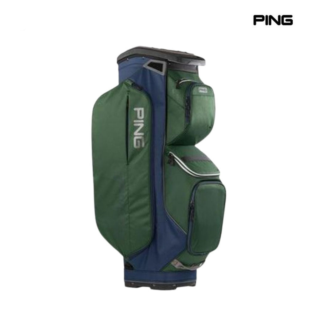 PING CADDIE BAG TRAVERSE 244 DARK GREEN/GREY/NAVY