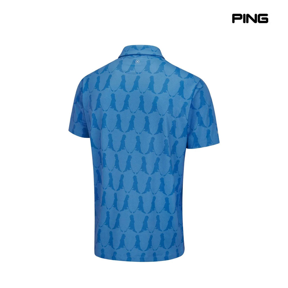 PING POLO SHIRT DIEGO CORNFLOWER BLUE MULTI