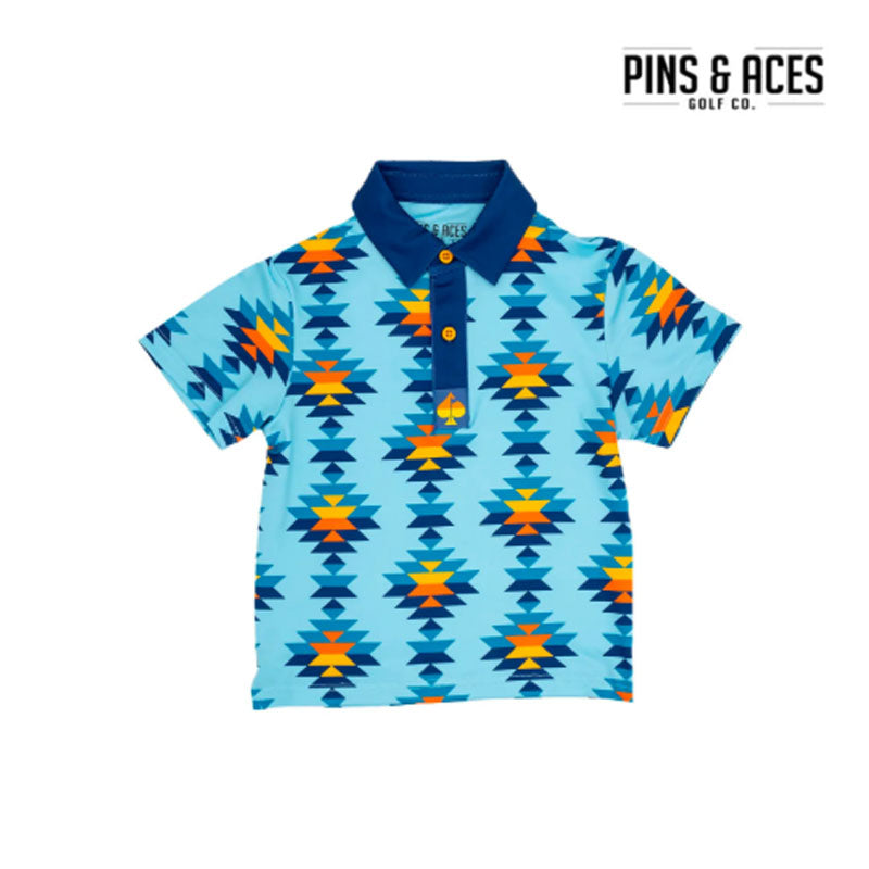 POLO T-SHIRT PINS & ACES SOUTHWEST SUNSET JUNIOR