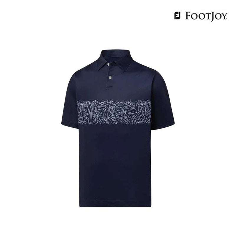 POLO SHIRT FOOTJOY 82041 MAN DF TROPICAL CHSTB LSL AF NVY