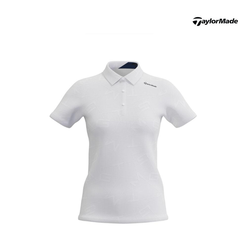 POLO SHIRT TAYLORMADE TJ197-N97222 S23 LETTER GRAP WMN WHITE
