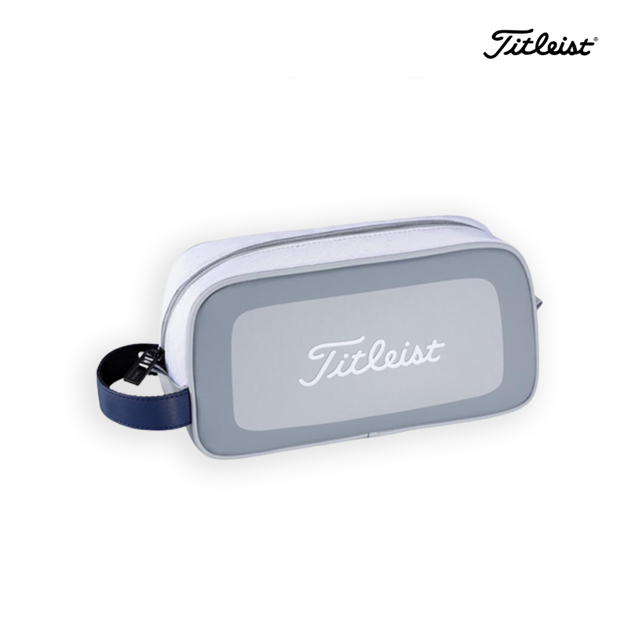 POUCH BAG TITLEIST ASPIRER SMALL TA23ASPJ-21 GREY/WHITE JPN