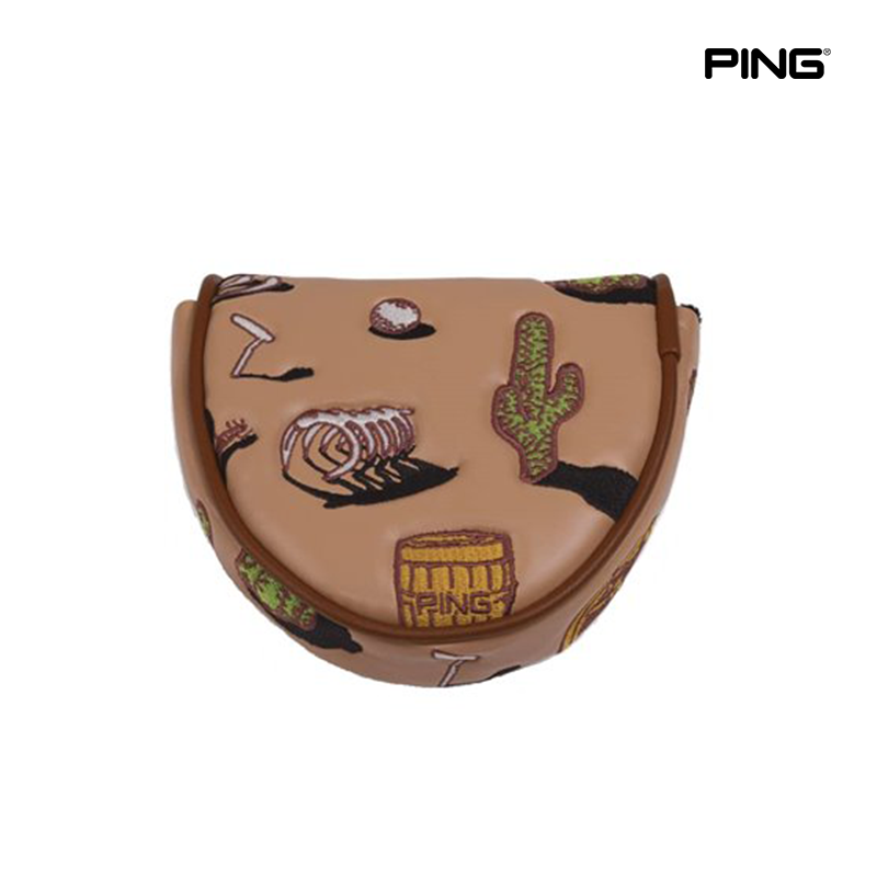 PUTTER HEAD COVER PING DESSERT RULE MALLET 231 BROWN