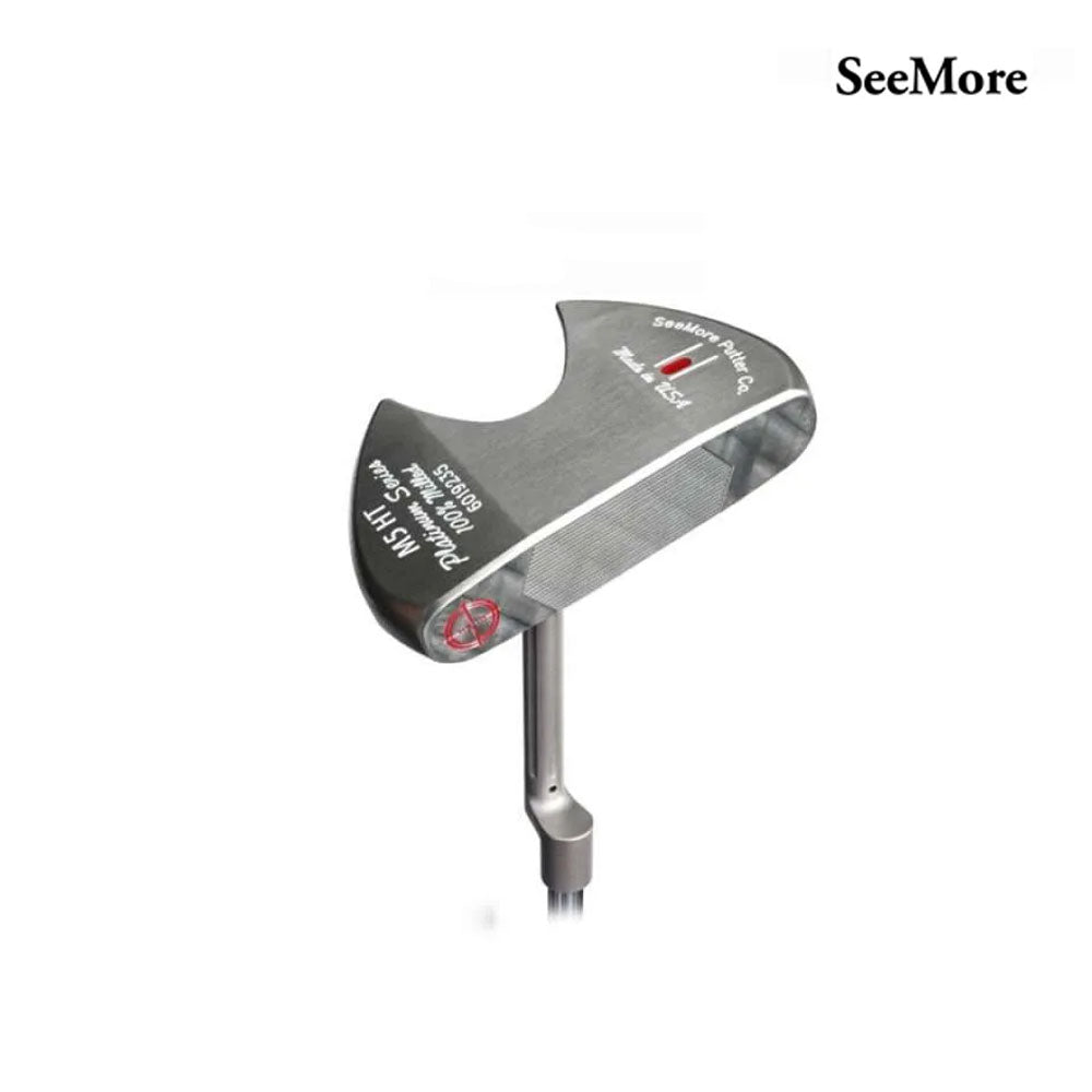 PUTTER SEEMORE M5 HT RST HOSEL PLATINUM MALLET CHROME SM75 BLACK 22