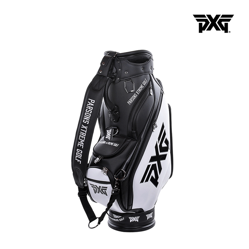 PXG CADDIE BAG TOUR 02 BLK/WHT