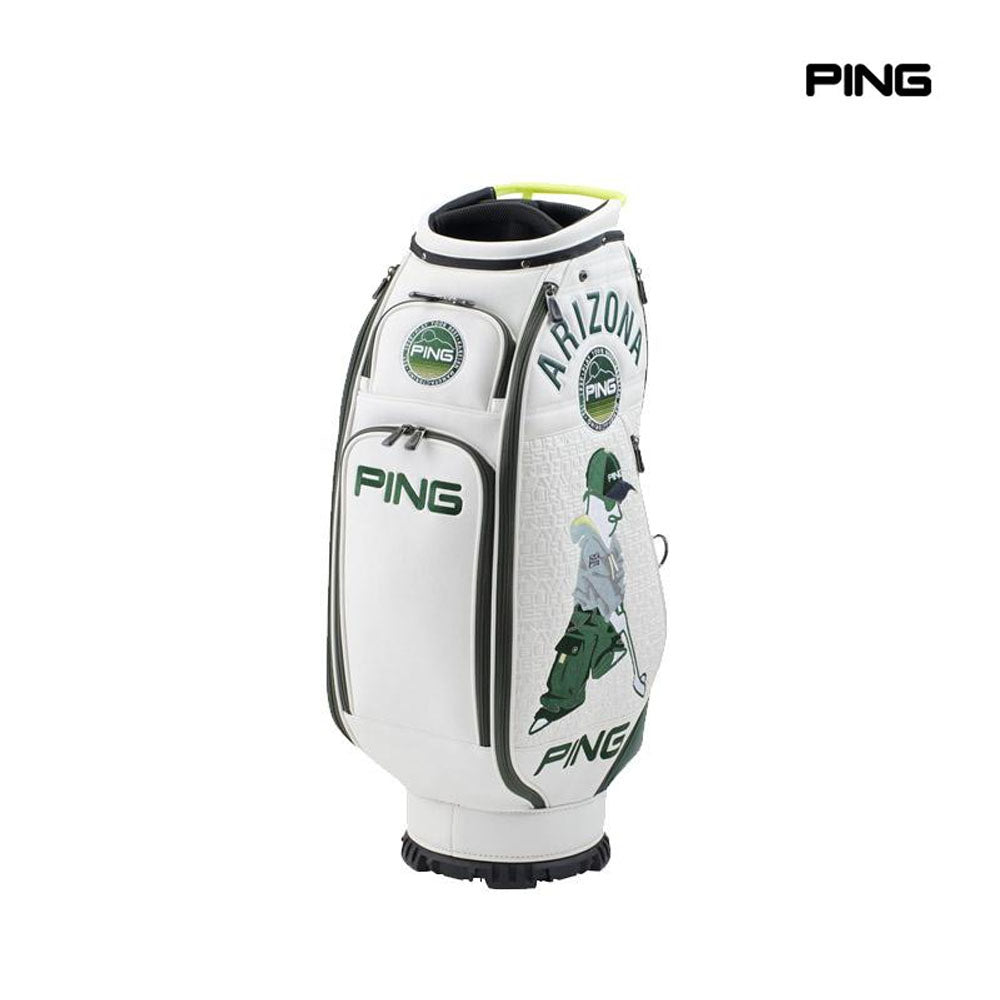 Ping Caddie Bag Cb-N2502 Mr.Ping Street Casual White/Green