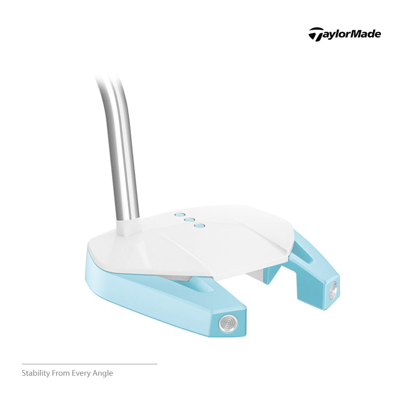 PUTTER TAYLORMADE SPIDER GT SINGEL BEND WMS WHT/LG BLUE 22 #33