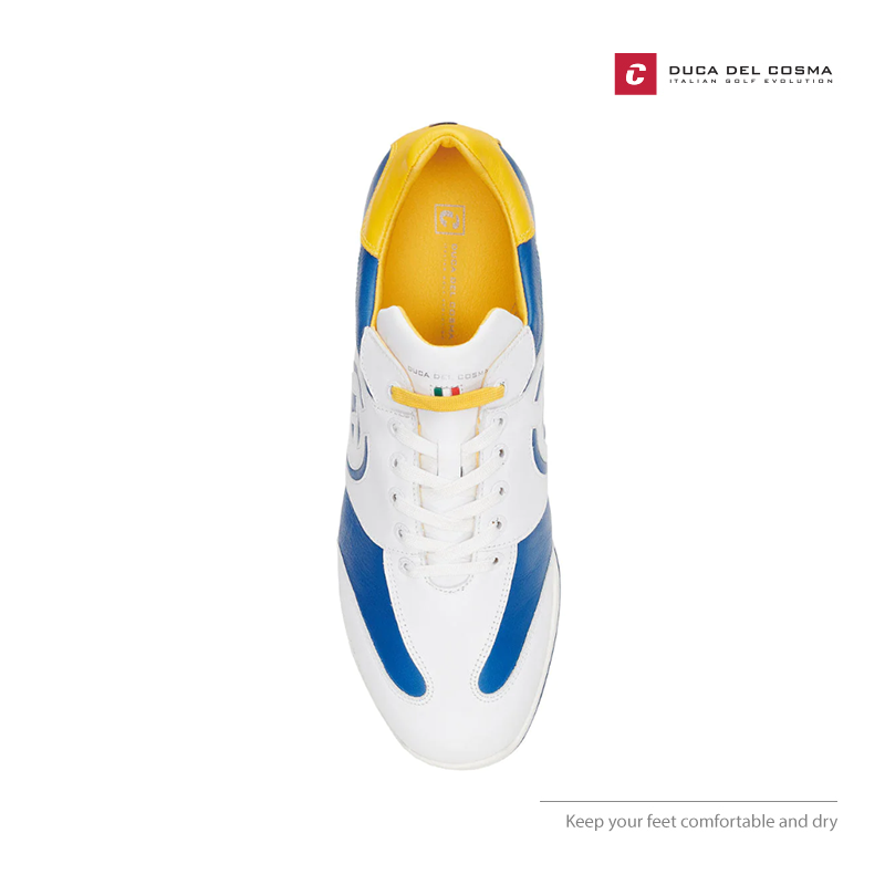SHOES DUCA DEL COSMA VALDERAMA JEANS/WHITE/YELLOW 122252-122