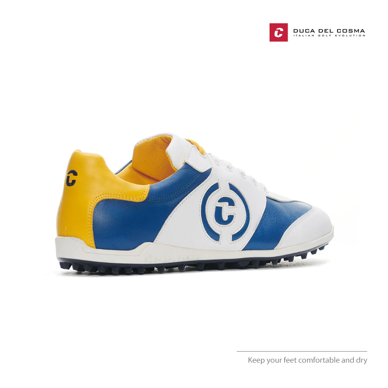 SHOES DUCA DEL COSMA VALDERAMA JEANS/WHITE/YELLOW 122252-122