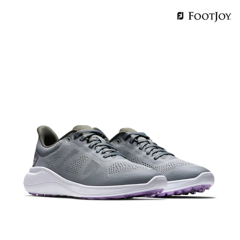 SHOES FOOTJOY WOMEN 95766 BW FJ FLEX WMN GRY/WHT/PURPL