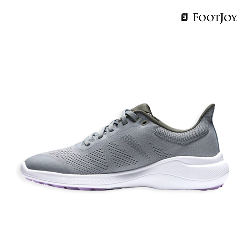 SHOES FOOTJOY WOMEN 95766 BW FJ FLEX WMN GRY/WHT/PURPL