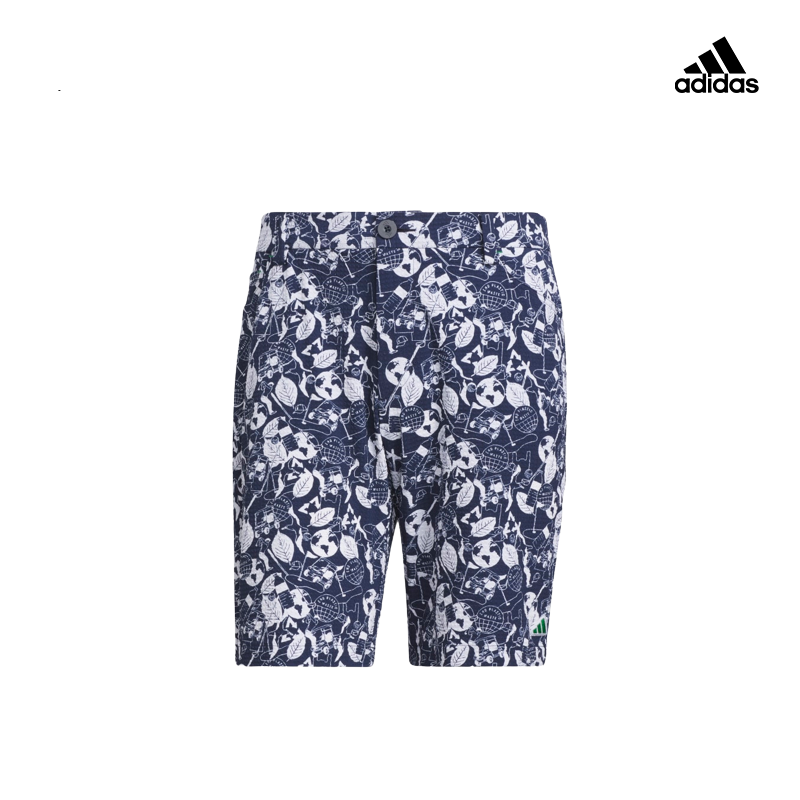 SHORT ADIDAS PLAY GREEN GRAPHIC HT6870 COLLEGIATE NAVY/WHITE