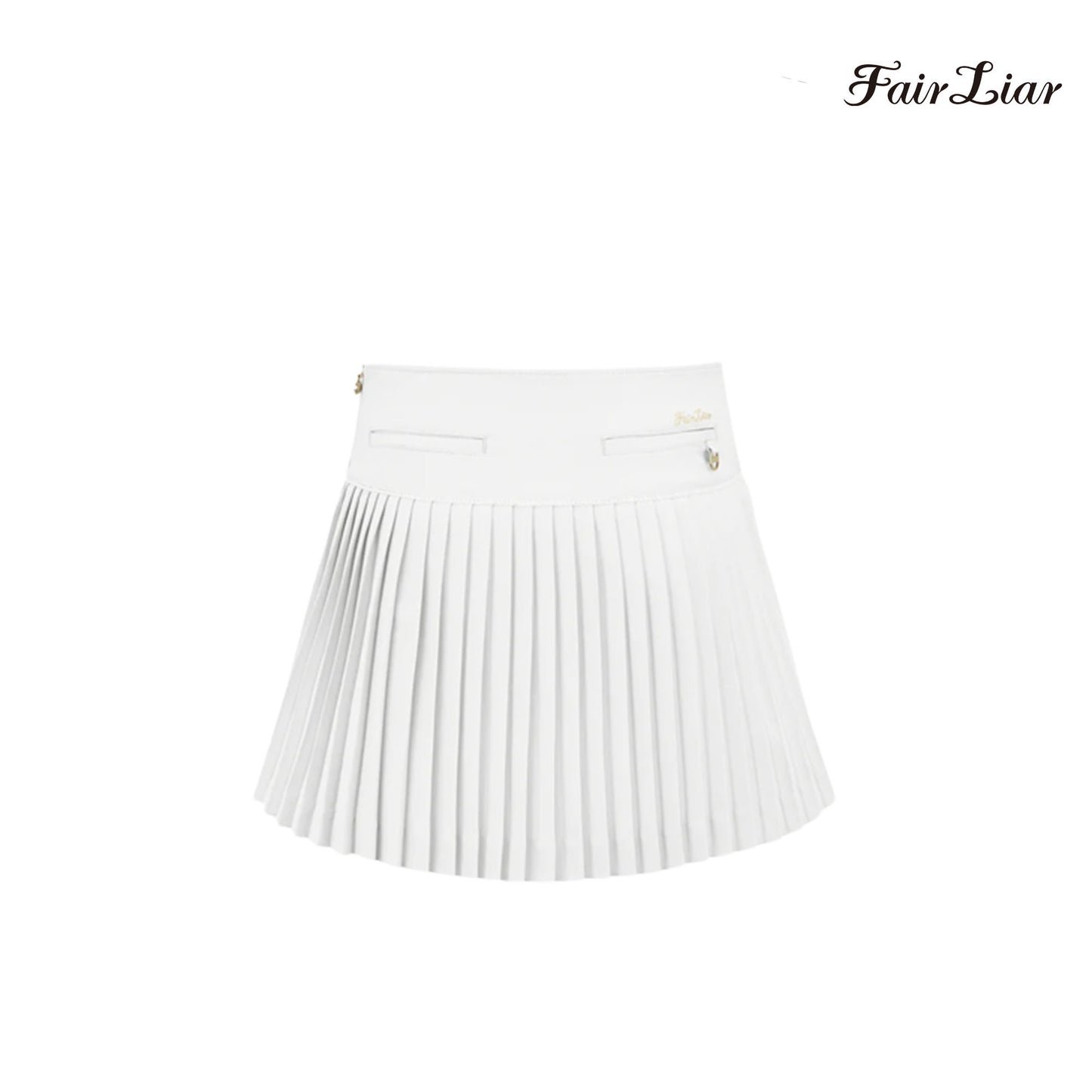 SKIRT FAIRLIAR DANGO PLEATS SKIRT FS2SK09F WHITE
