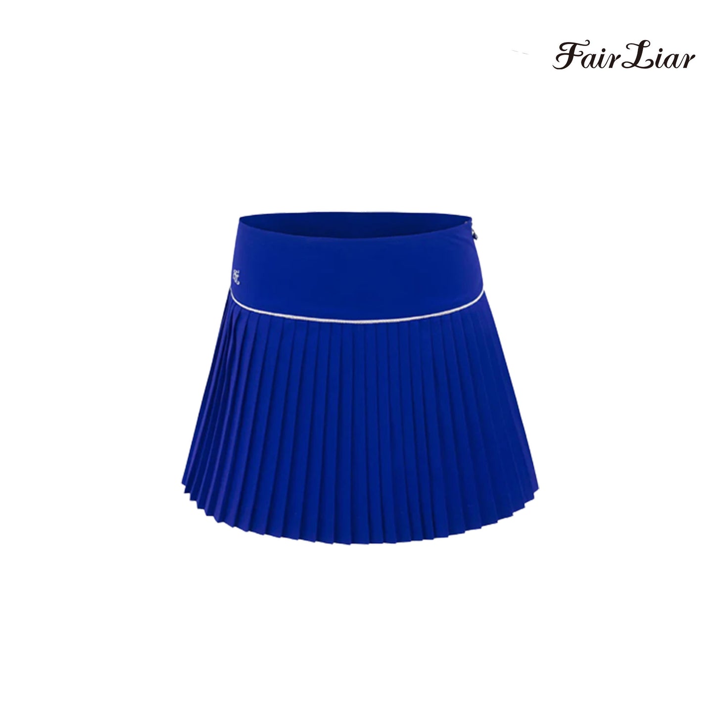 SKIRT FAIRLIAR FL CRYSTAL FLARE PLEATS SKIRT FS2SK01F BLUE