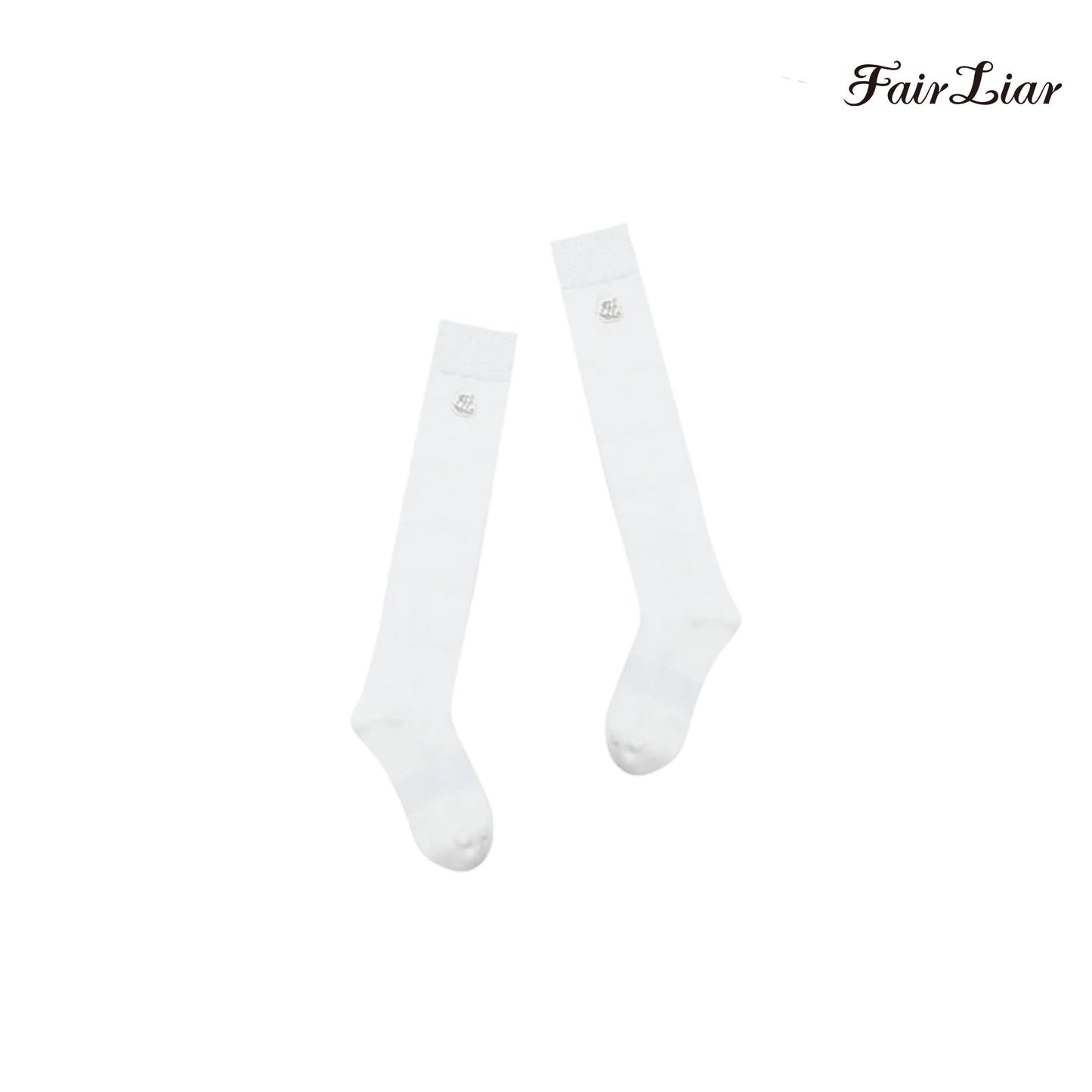 SOCKS FAIRLIAR DOT KNEE SOCKS FS2SO07F WHITE FR