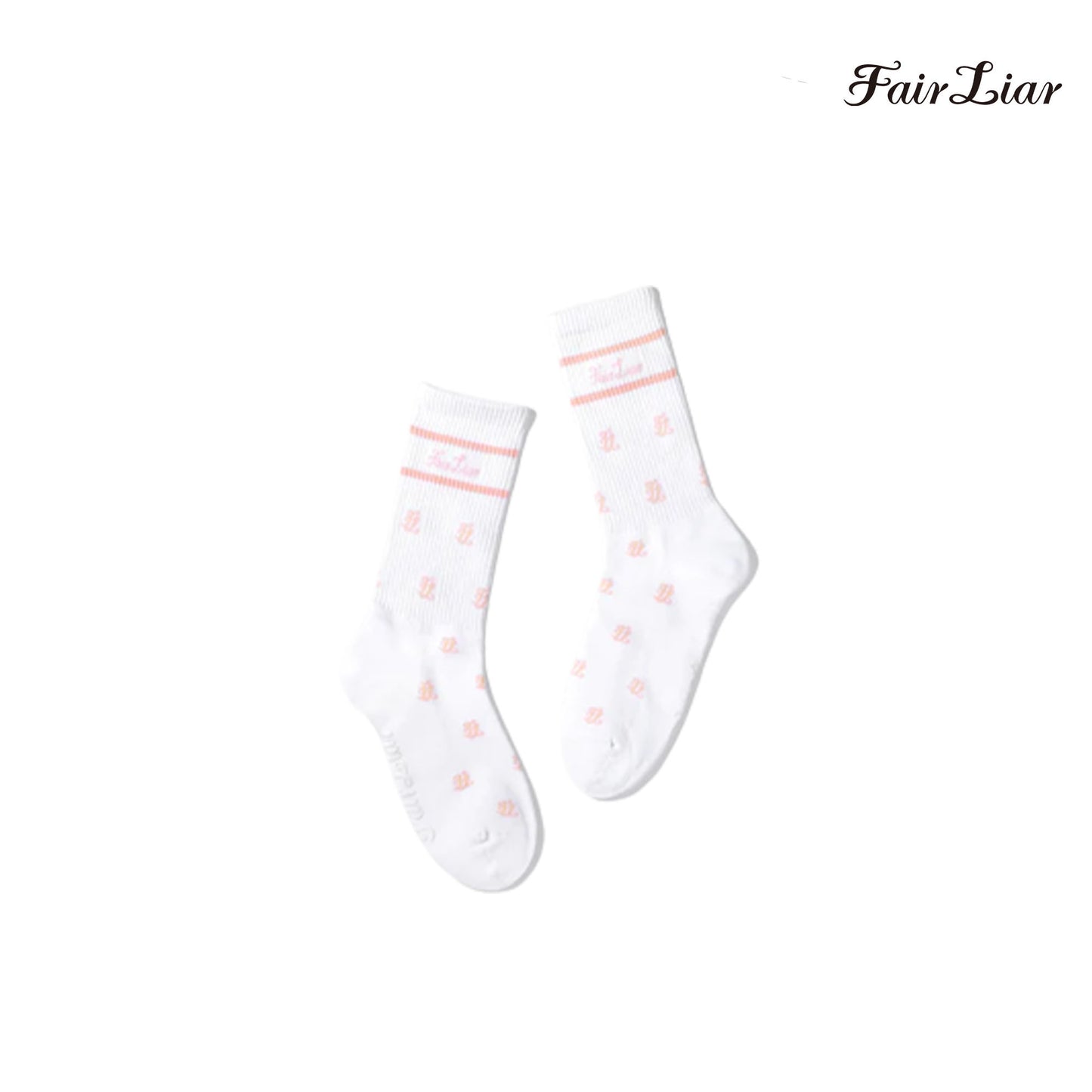 SOCKS FAIRLIAR LOGO JAQUARD SOCKS FS2SO01F PINK FR