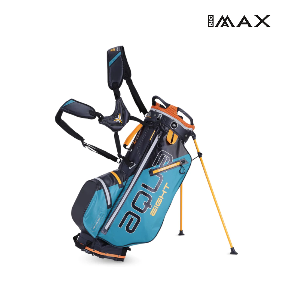 STAND BAG BIG MAX AQUA 8 PETROL/BLK/ORANGE