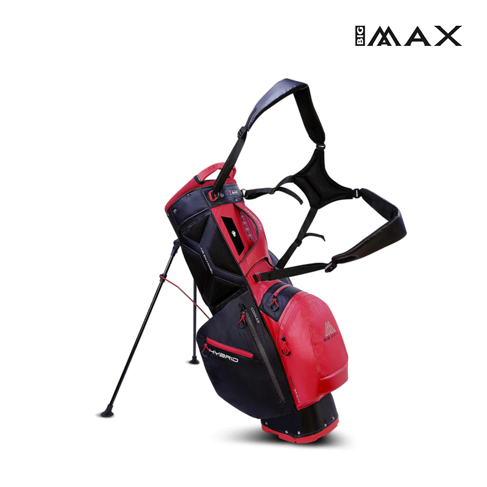 STAND BAG BIG MAX DRI LITE HYBRID 2 BLACK/RED