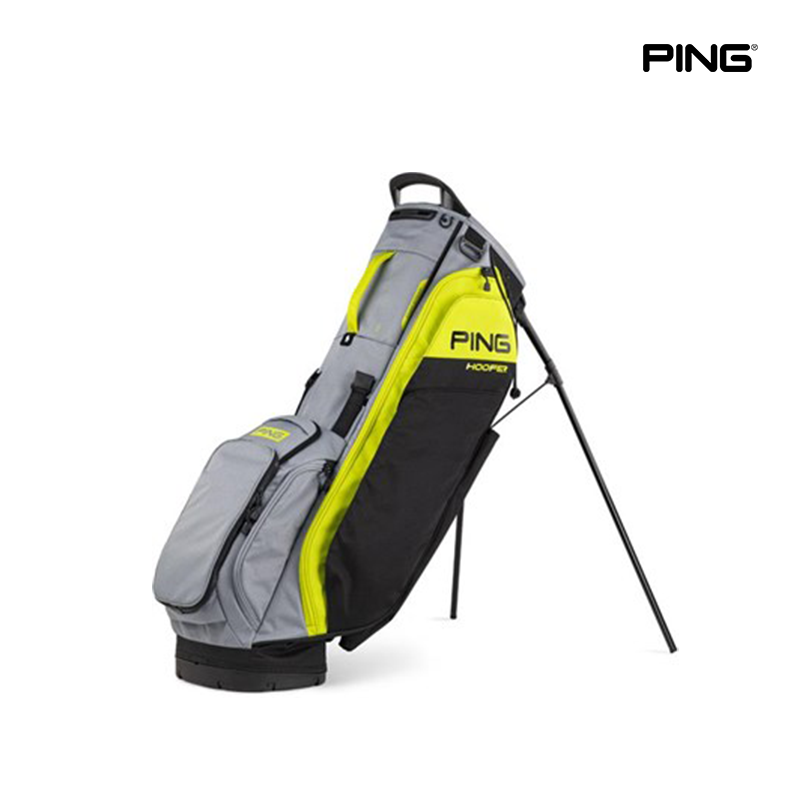 STAND BAG PING HOOFER 231 23 BLACK/IRON/NEON YELLOW