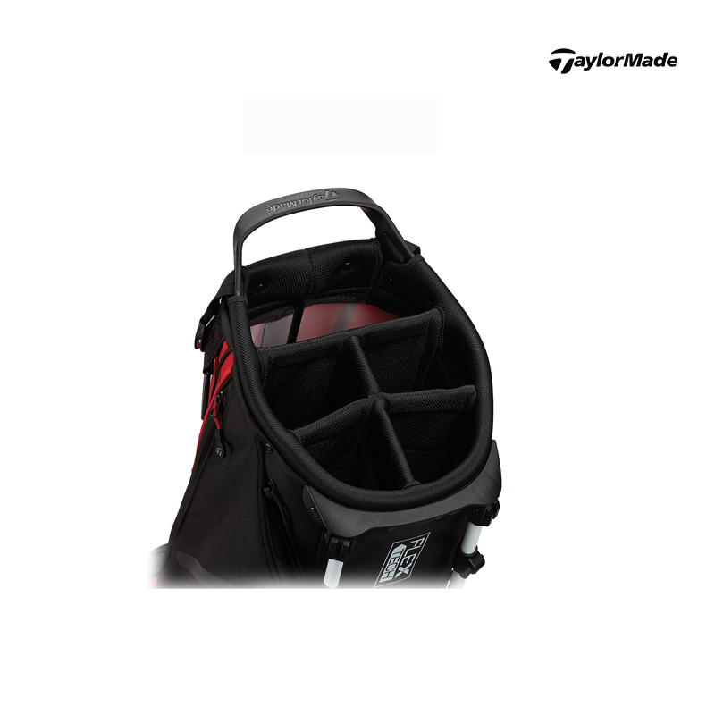 STAND BAG TAYLORMADE 9 FLEXTECH CROSS V9751801 23 BLK/RED/WHT