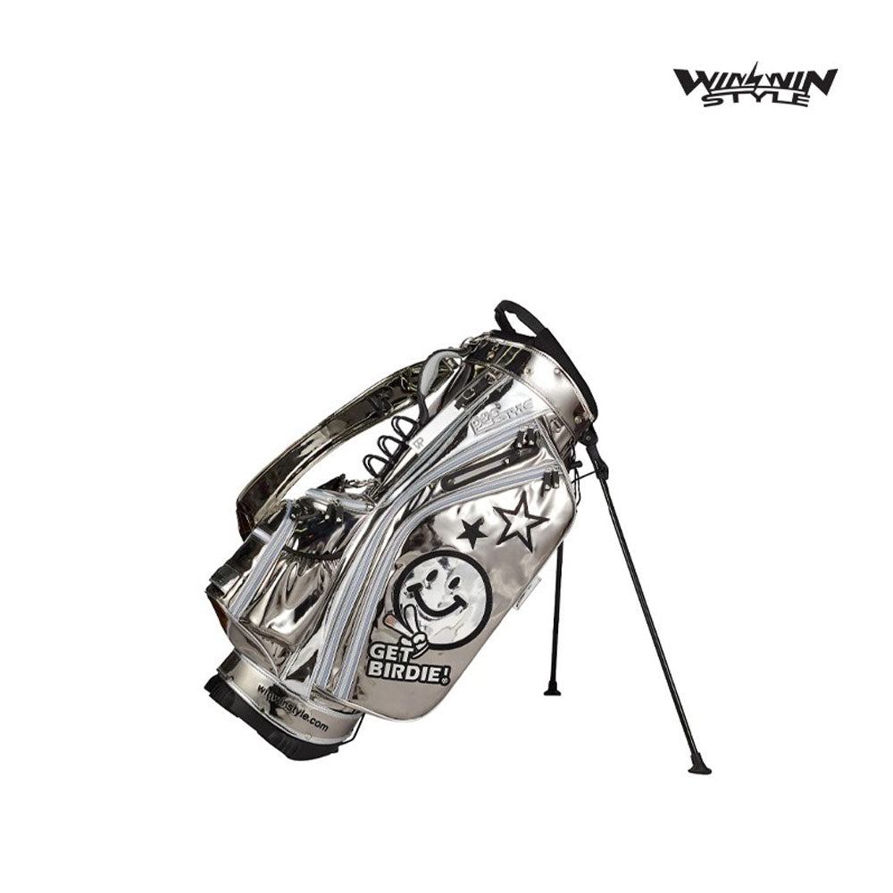 STAND BAG WINWIN CB-119 GET BIRDIE! MIRROR NEW ST LEM DARK SV