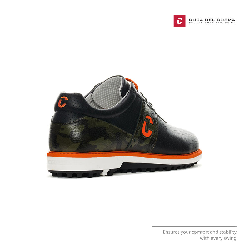SHOES DUCA DEL COSMA JOOST LUITEN 2 BLACK/CAMOUFLAGE GREEN 121306-109