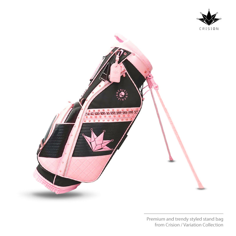 STAND BAG CRISION VARIATION COLLECTION BLACK PINK