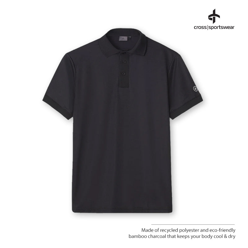 T-SHIRT CROSS M GRIP POLO 1323931 BLACK