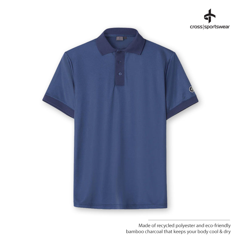 T-SHIRT CROSS M GRIP POLO 1323931 BLUE